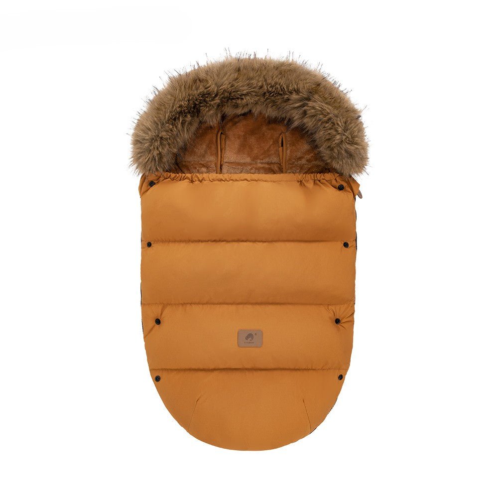 chanceliere bebe hiver douillet brun clair
