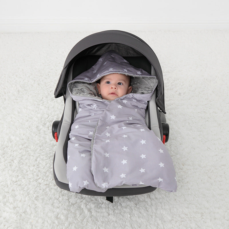 nid d'ange bébé rêve étoilé illustrant bébé enveloppé dans cosy