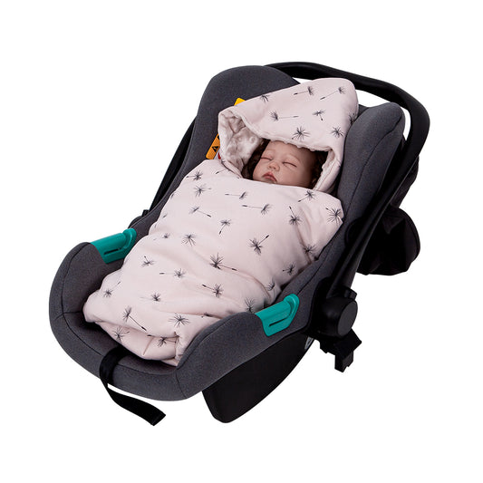 nid d'ange bebe souffle de pissenlit illustrant bébé confortablement endormi