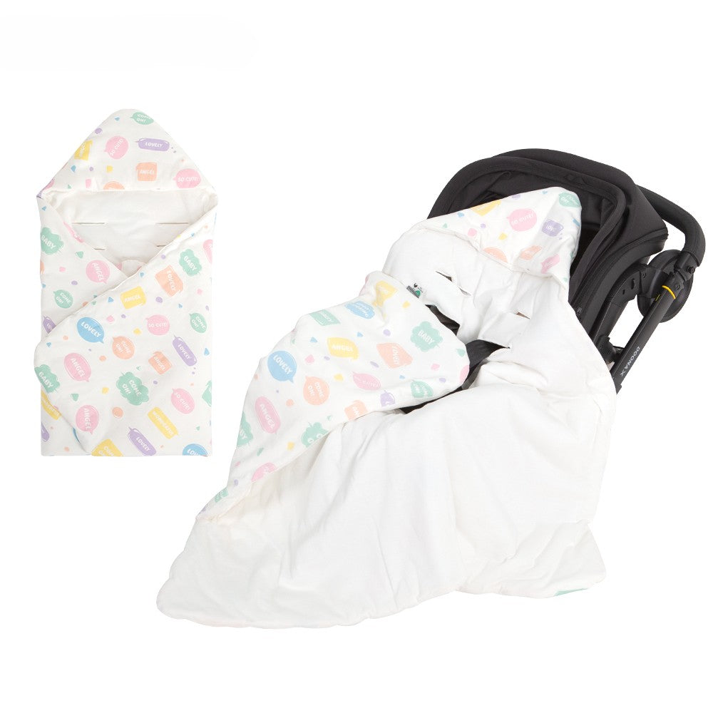 nid d'ange cosy Chatty Mood™ enveloppant installé sur poussette
