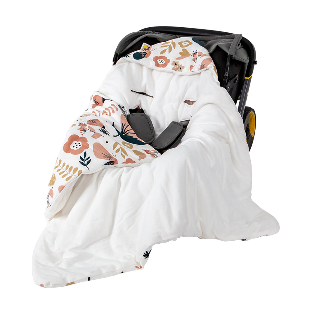 nid d'ange cosy cocon douillet installé dans poussette