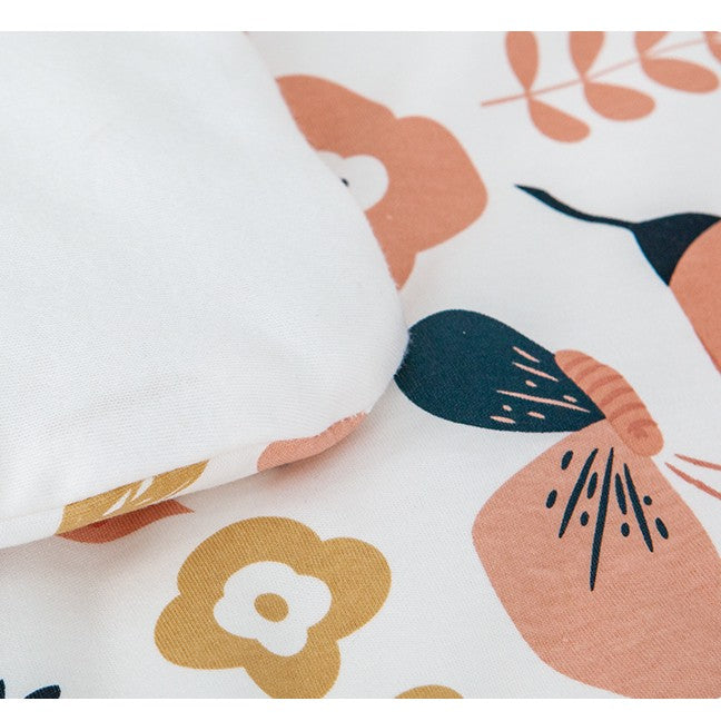 nid d'ange cosy cocon douillet motif floral réversible