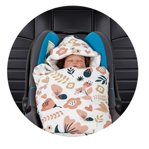 nid d'ange cosy cocon douillet motif floral