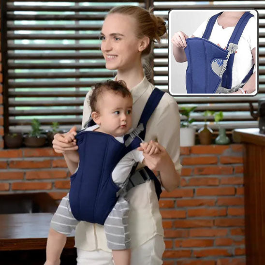 porte bebe montrant aussi sans bébé à l'intérieur