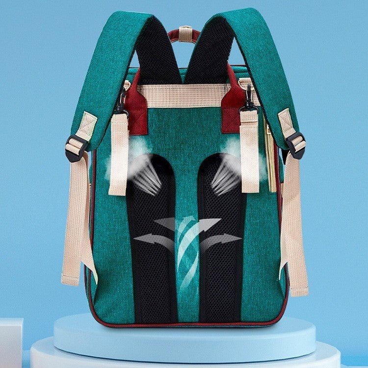 sac a dos a langer style berceau avec dos respirant