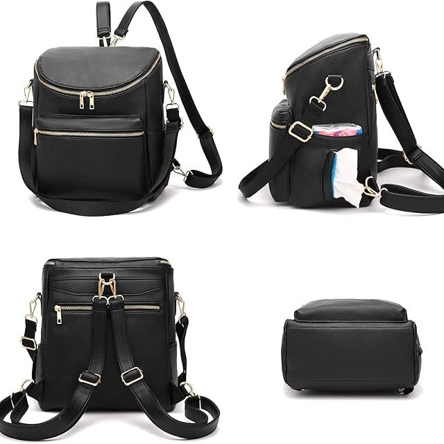 sac a langer cuir synthétique tous les angles de vue
