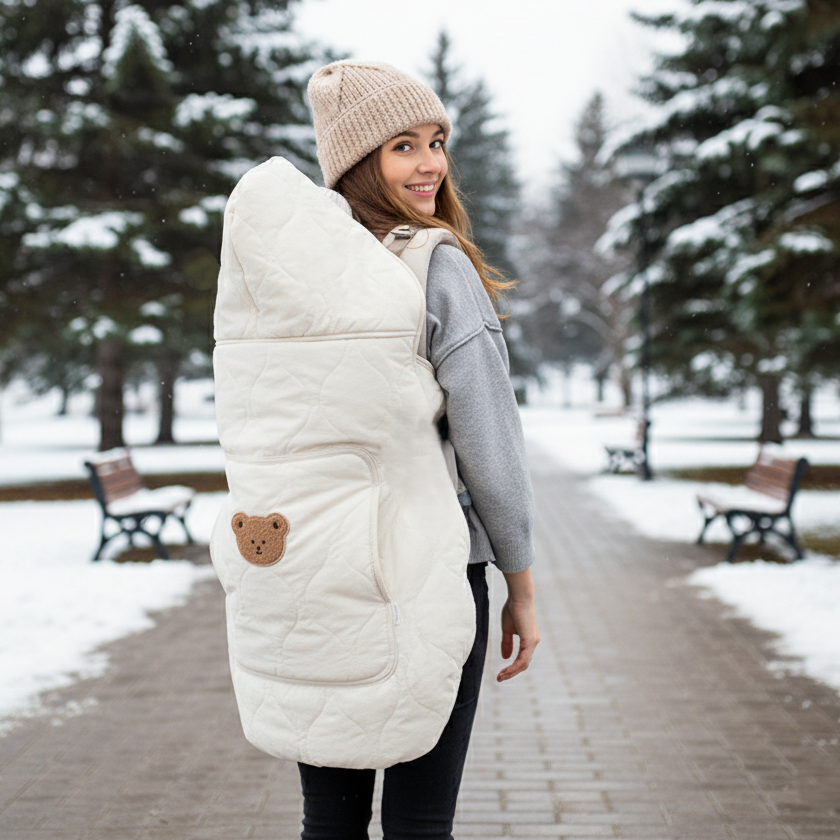 Couverture portage | 3 en 1 Chaude & Polyvalente pour Bébé