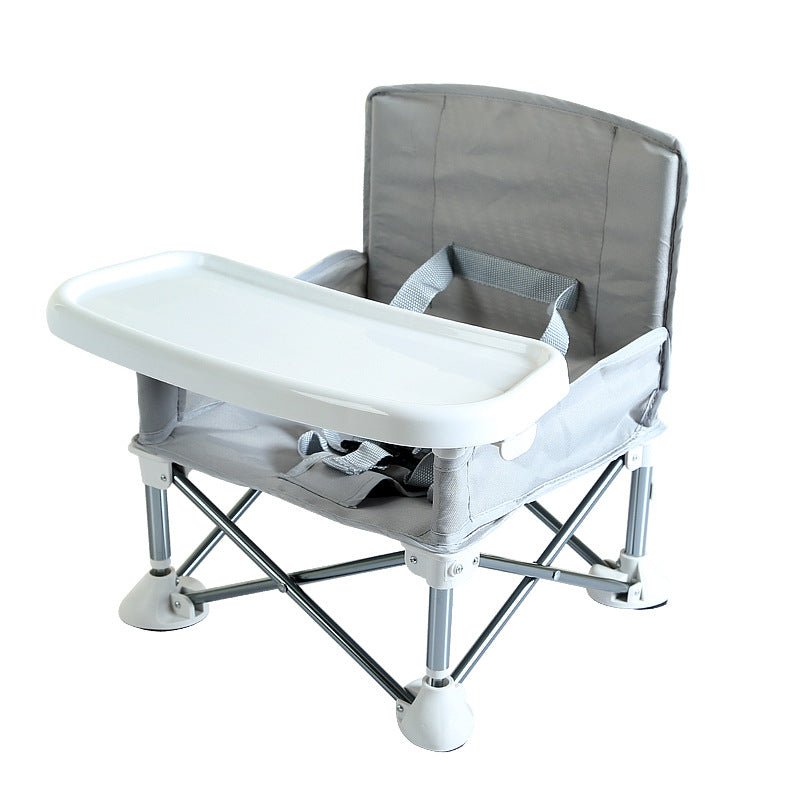 Chaise pliante ultra-légère pour bébé grise