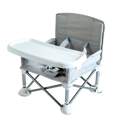 Chaise pliante ultra-légère pour bébé grise