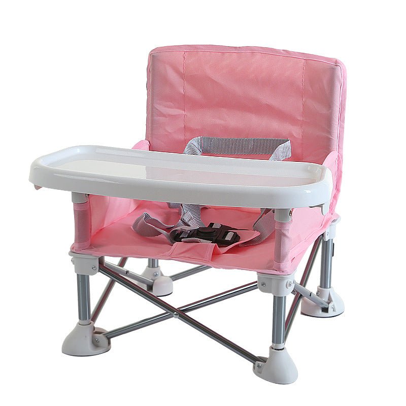 Chaise pliante ultra-légère pour bébé rose