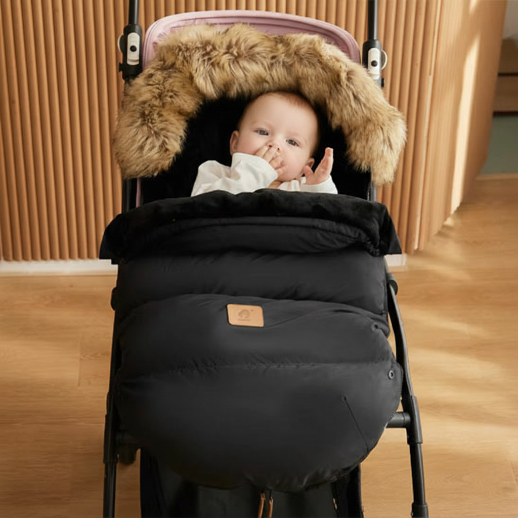chanceliere bebe Footmuff™ cocon de chaleur couleur noir intense