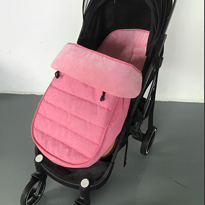 chanceliere bebe hiver chaud et confort thermique installée dans poussette