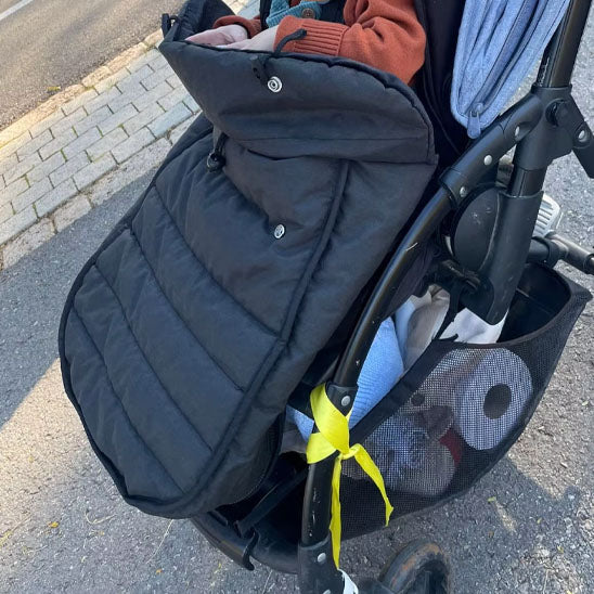chanceliere bebe hiver chaud et confort thermique installée sur poussette