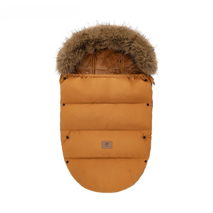 chanceliere bebe hiver douillet brun clair