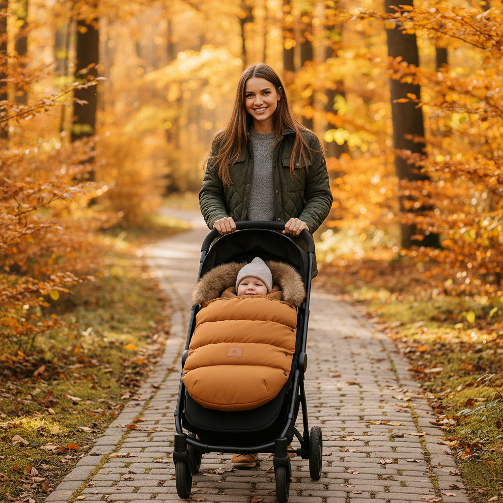 chanceliere bebe hiver douillet et chaleureux avec bébé heureux