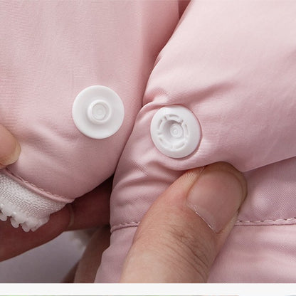 chanceliere bebe ultra-chaude et douillette avec système bouton-pression