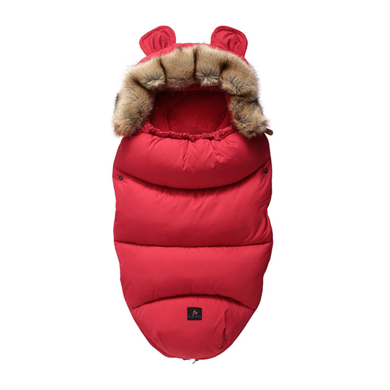 chanceliere style sac de couchage couleur rouge