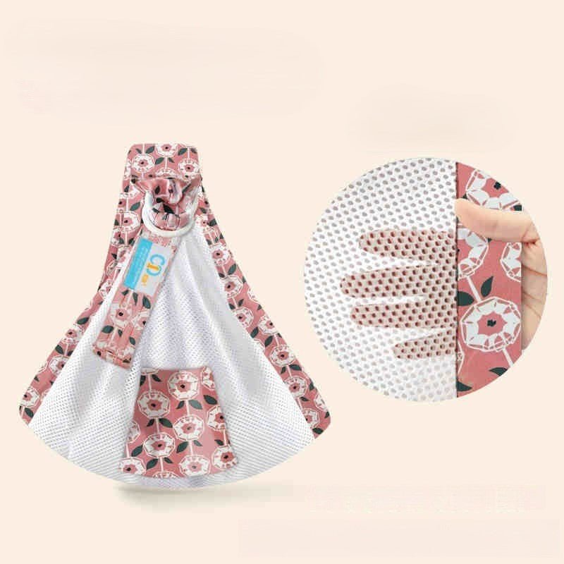 écharpe de portage BabyWrap™ mailles respirantes avec imprimé rouge