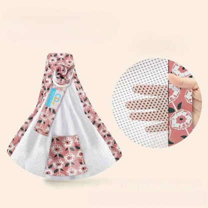 écharpe de portage BabyWrap™ mailles respirantes avec imprimé rouge