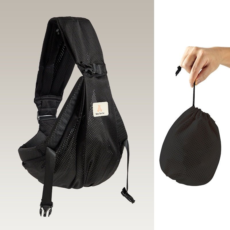 écharpe de portage physiologique couleur noire