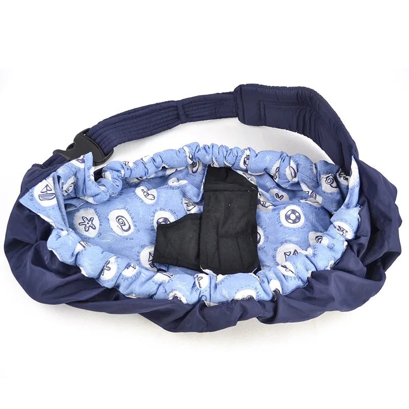 echarpe de portage motif de la mer de couleur bleue