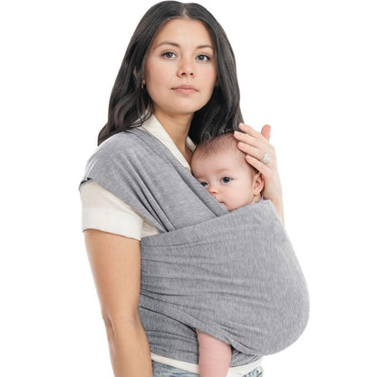 echarpe porte bebe grise