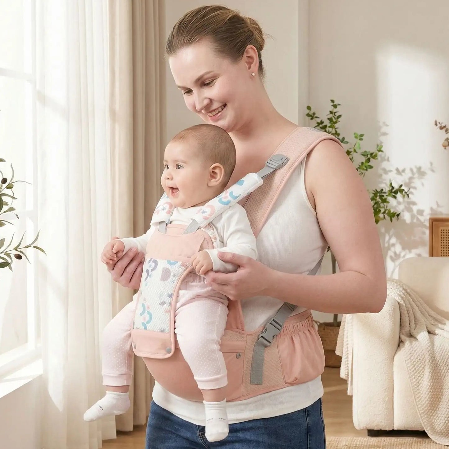 Porte bebe respirant | Confort Évolutif 0-36 mois