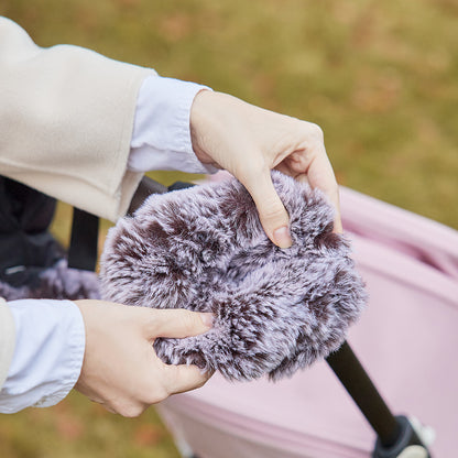 moufle poussette chaude et réconfortante avec intérieur en fausse fourrure
