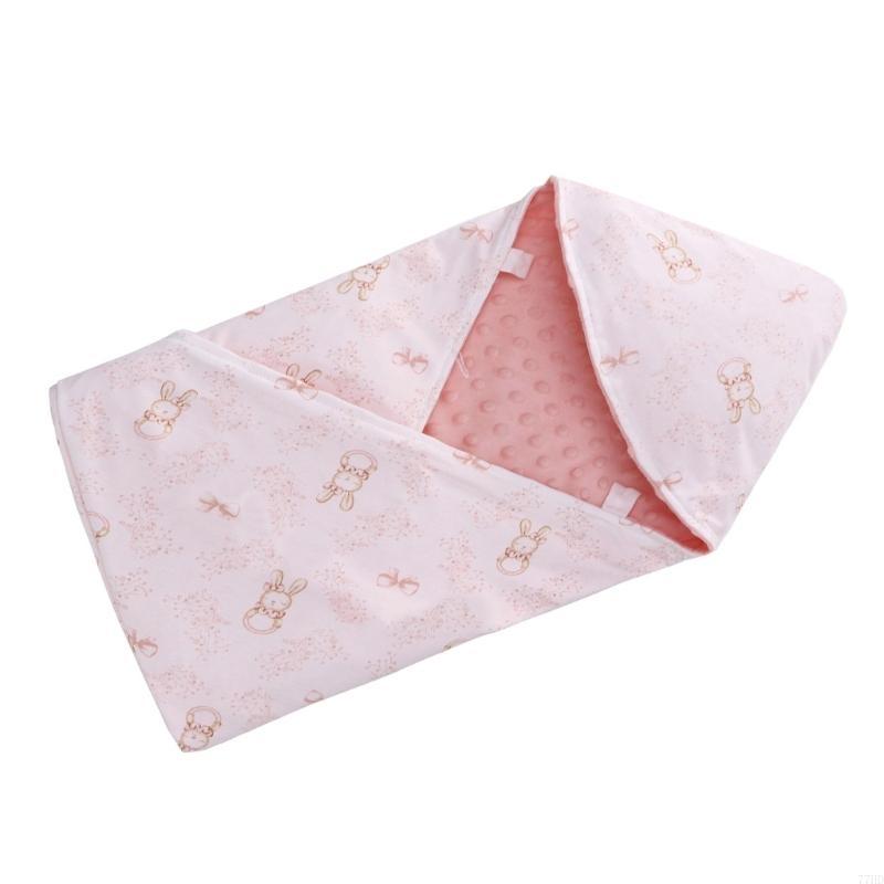 nid d ange 4 saisons rose motif lapins