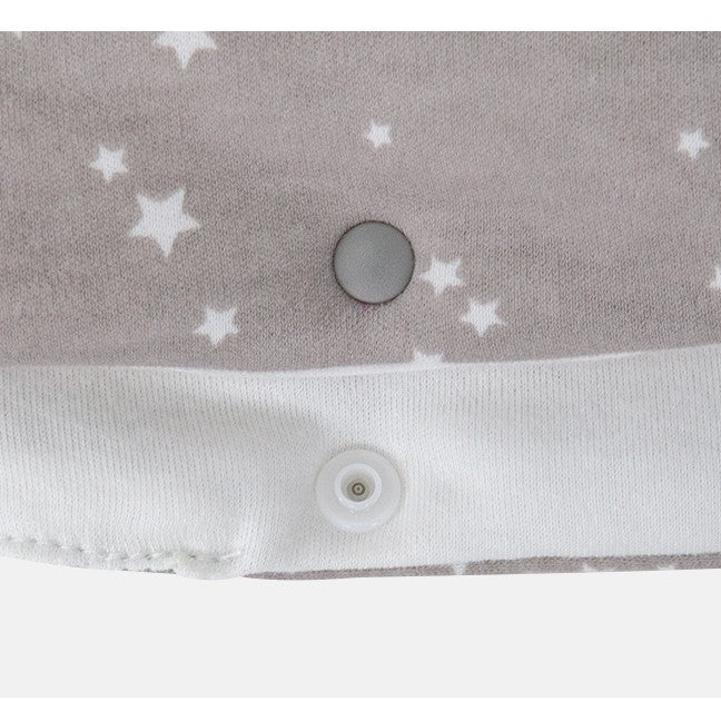 Nid d'ange bébé motif montgolfières toutes saisons système bouton-pression