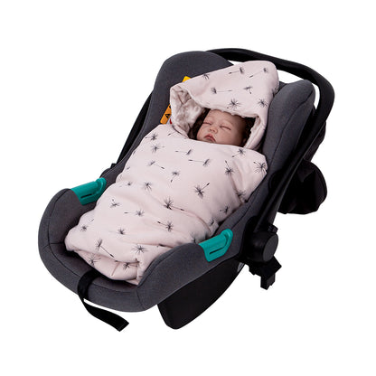 nid d'ange bebe souffle de pissenlit illustrant bébé confortablement endormi