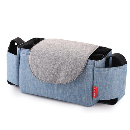 organisateur de poussette bleu denim