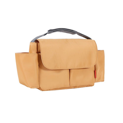 organisateur de poussette essentiel brun orangé