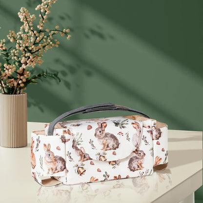 organisateur de poussette sans encombrement motif lapin de noël