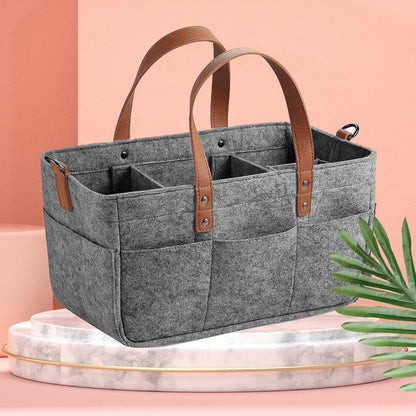 organisateur pour poussette style panier de rangement avec poignées