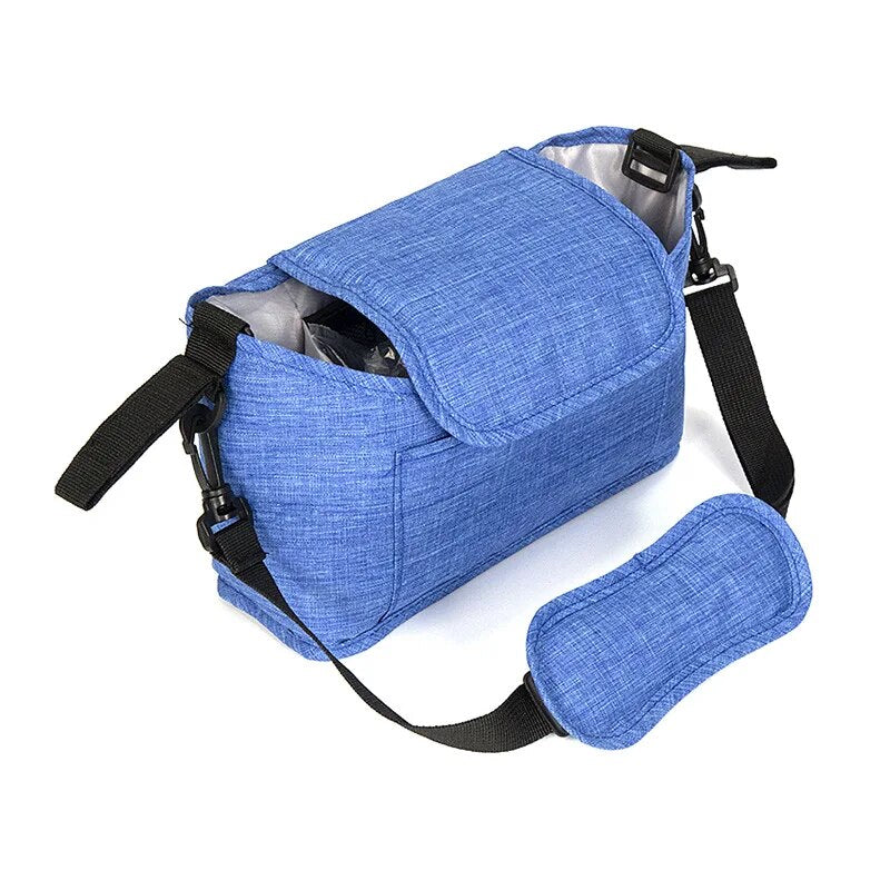 organisateur poussette nomade bleu