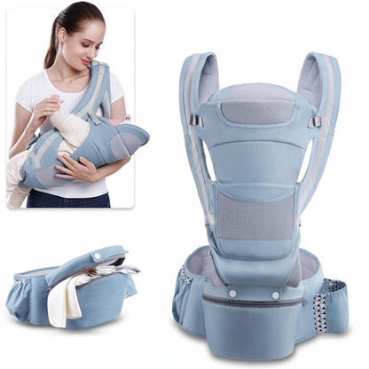 porte bebe Bliss™ ergonomique vert clair