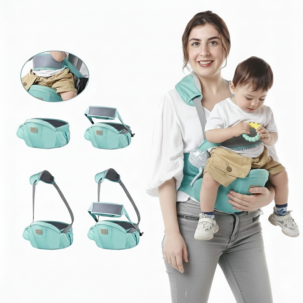 Porte bébé Ainomi™ Confort Ergonomique 4-en-1