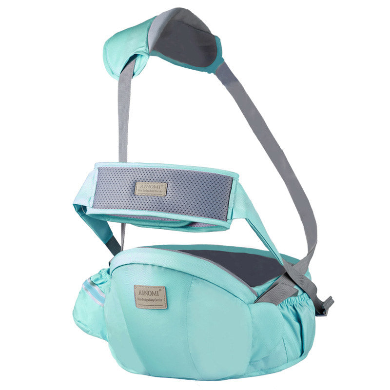 Porte bébé Ainomi™ Confort Ergonomique couleur vert printemps