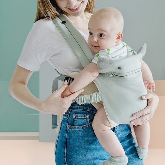 Porte bébé avec capuche coupe-vent intégrée