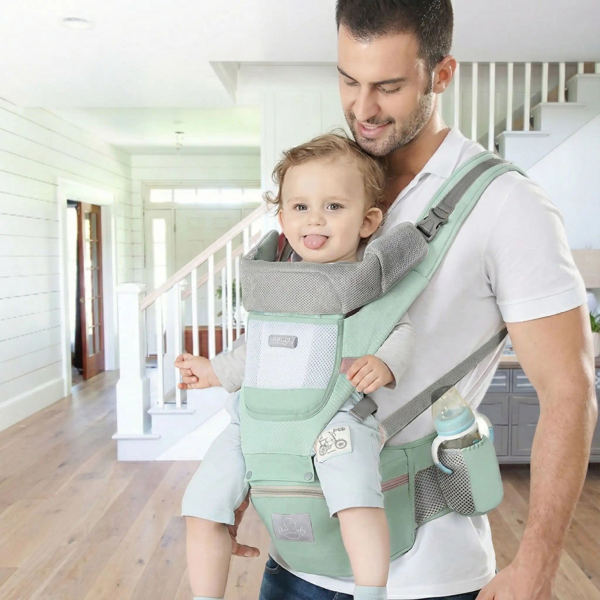 porte bébé Azeekoom™ multi-positions