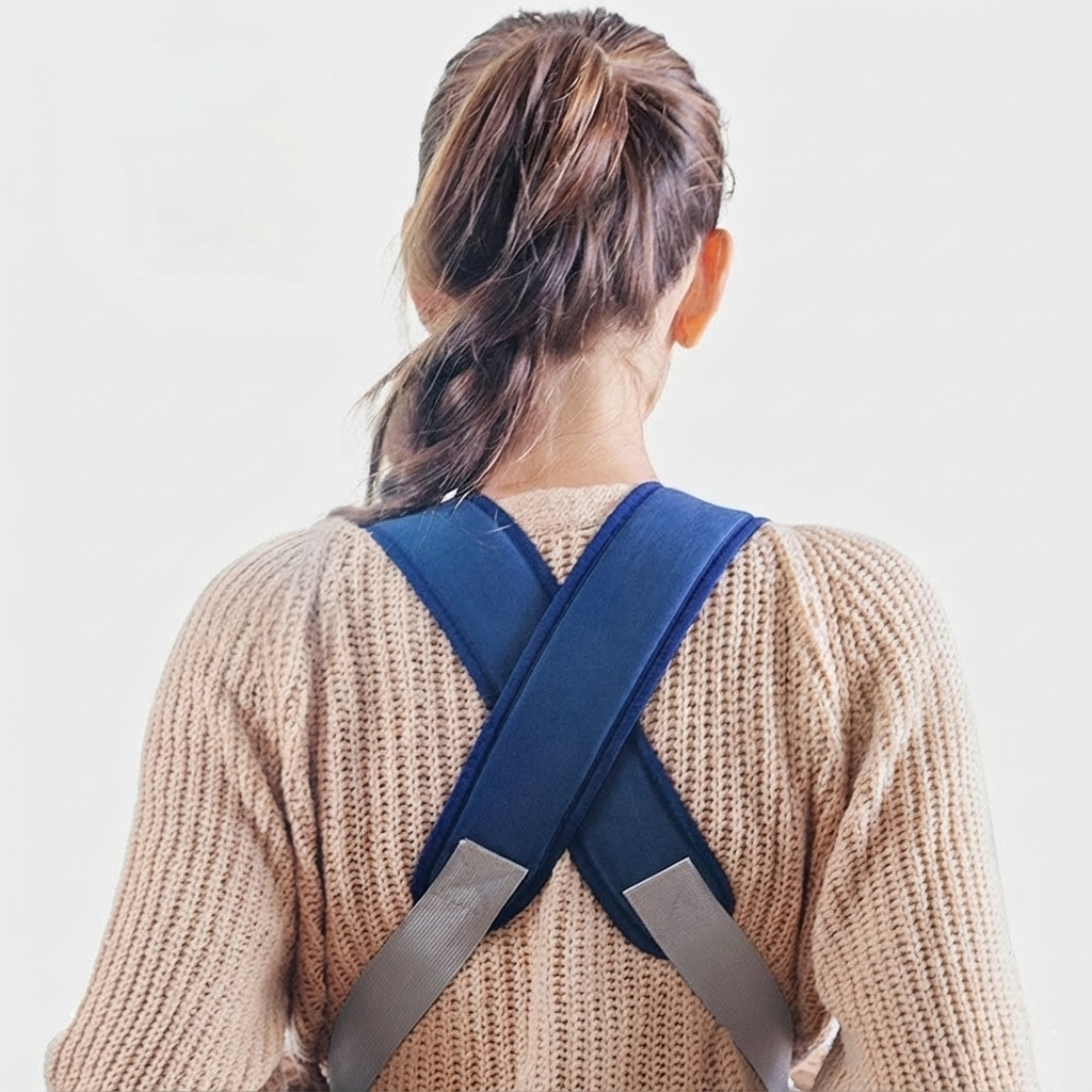 PORTE BEBE Ergonomique 4 Positions avec système bretelles en X