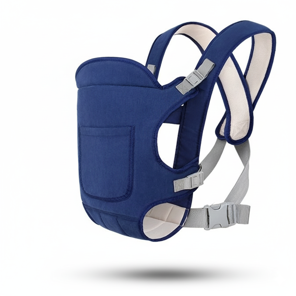 PORTE BEBE Ergonomique 4 Positions Confort bleu