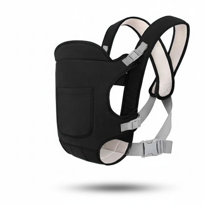 PORTE BEBE Ergonomique 4 Positions Confort couleur noir intemporel