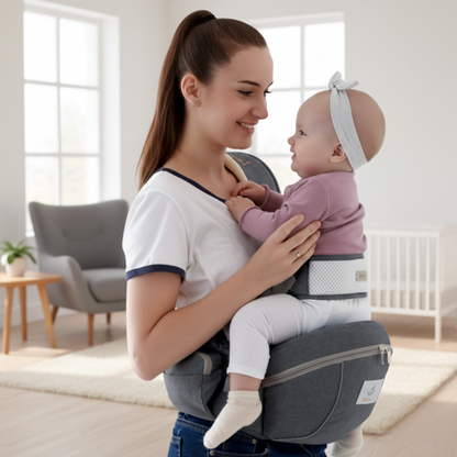 PORTE BEBE GabEsy™ illustrant bébé et maman se regardant