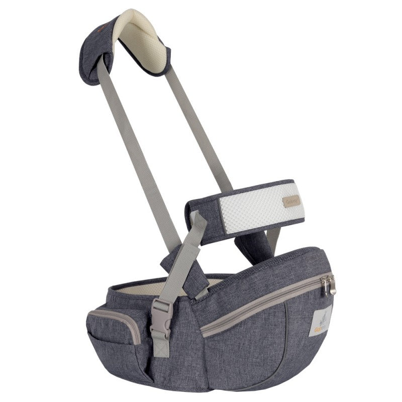 PORTE BEBE GabEsy™ Multi-positions couleur gris douceur