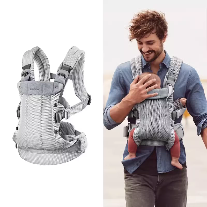 porte bébé harmonie gris pâle