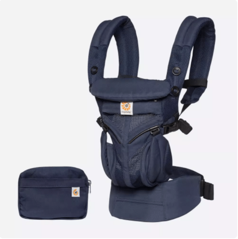 porte bebe ergonomique bleu