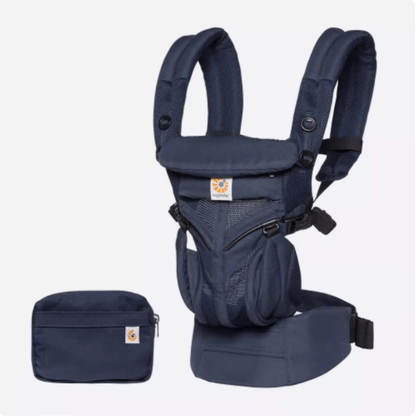 porte bebe ergonomique bleu