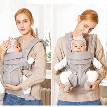 porte bebe avec bébé position devant